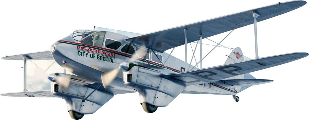 Armory Scale De Havilland Dragon Rapide Interwar Civil Aviation Part 1 Plastic Model Kit AMR48005 1/48 DH.89