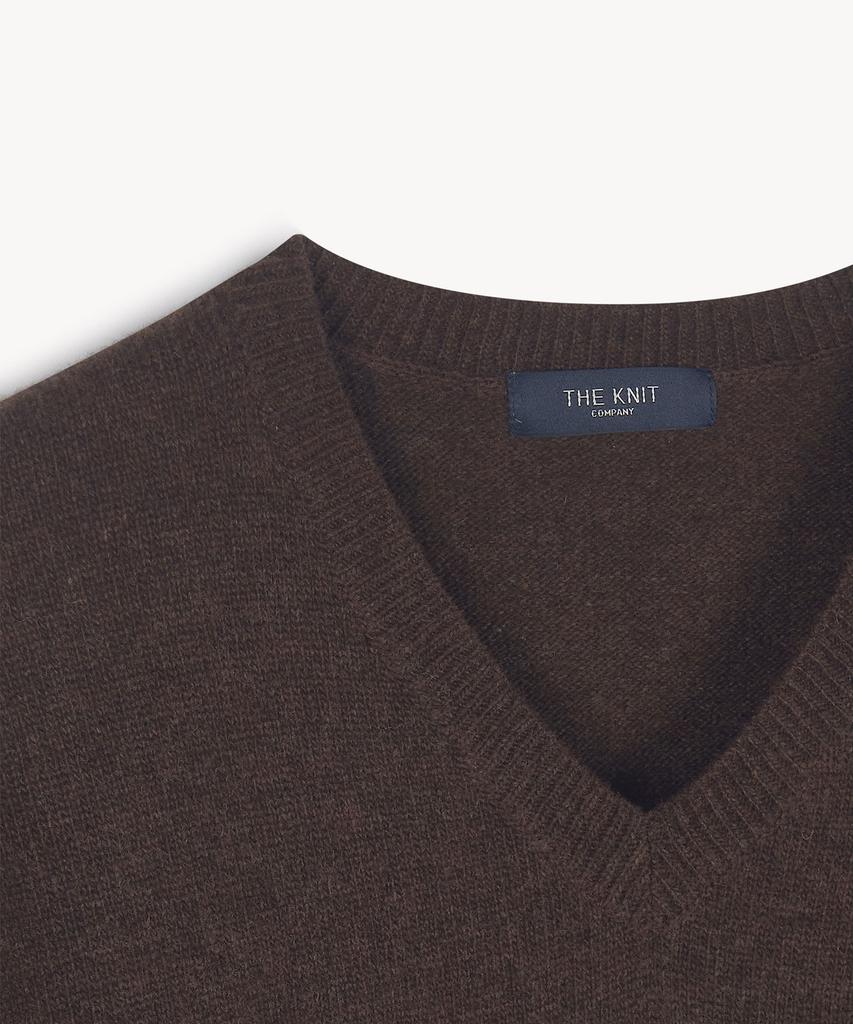 THEKNITCOMPANY (женщины) Шерстяной кашемировый свитер с V-образным вырезом 6 цветов