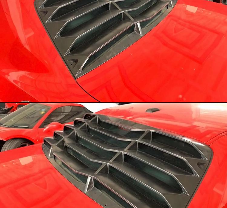 Rear & Side Window Louvers for 2015-2022 Dodge Challenger SRT Demon Hellcat