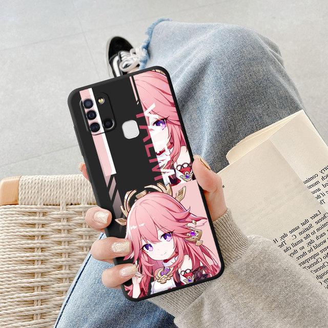 Genshin Impact Phone Case For Samsung Galaxy A03s A04s A50 A70 A54 A34 A20e A03 Core A04 A10s A10 A02 A01 A02s A40 Cover