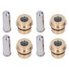 4PCS Joystick Handle Button Head Rubber Sealing Metal Push Rod Button for Sany 60 Excavator