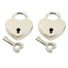 2/4 комплекта стильных замков в форме сердца с ключом Love Designs брелок-подвеска элегантная шкатулка для украшений для влюбленных