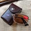 Reading Glasses With Case Portable Women Vintage Folding Eyewear Set Unisex Glasses