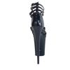 Spiked black sandals women's 2025 new fashion summer fashion high heels stiletto women's sandals fairy style