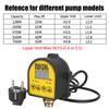 220V Digital Automatic Air Pump Pressure Controller Switch Digital Display 0-10 Bar 1/2'' Interface For Water Pump On/OFF Water Oil Compressor