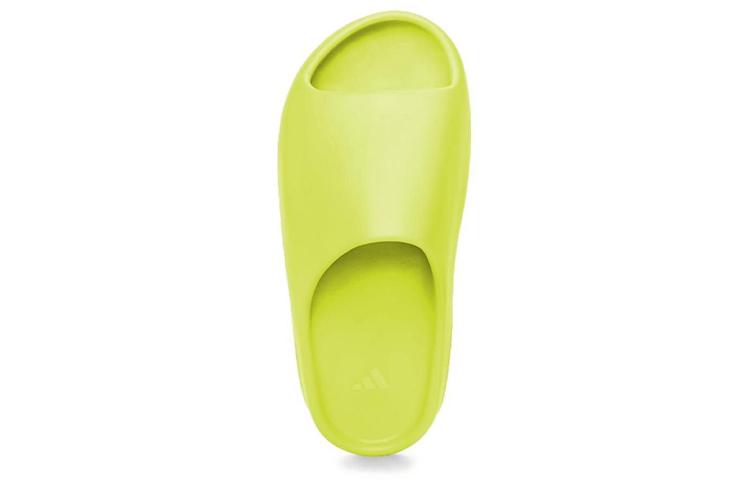 Шлепанцы Yeezy Adidas Originals 'Glow Green' GX6138