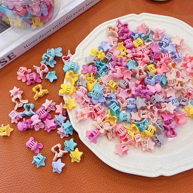 50pcs /Can Children Lovely Cute Small Griping Clip Disheveled Hair Clip Headdress