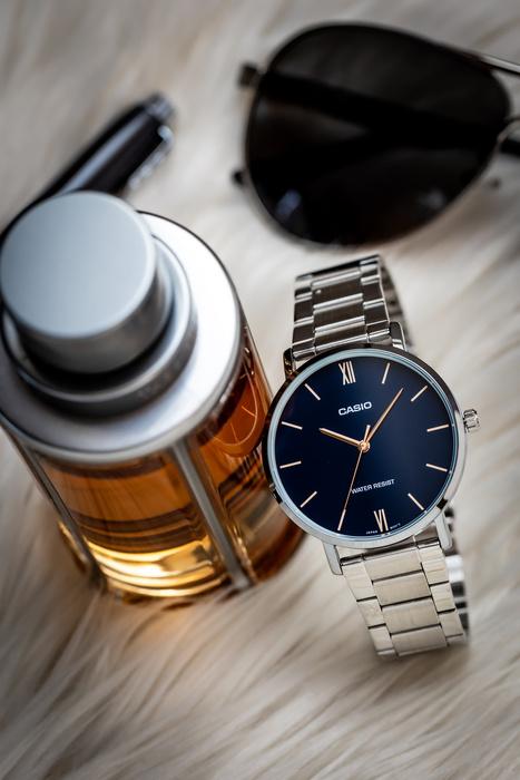 Zegarek Męski Casio Mtp-Vt01D-2B (Zd165N) + Box