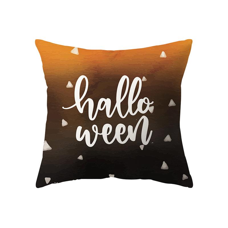 Хэллоуин тема ужас тыква черный кот принт узор наволочка дома гостиная диван украшения подушка наволочка