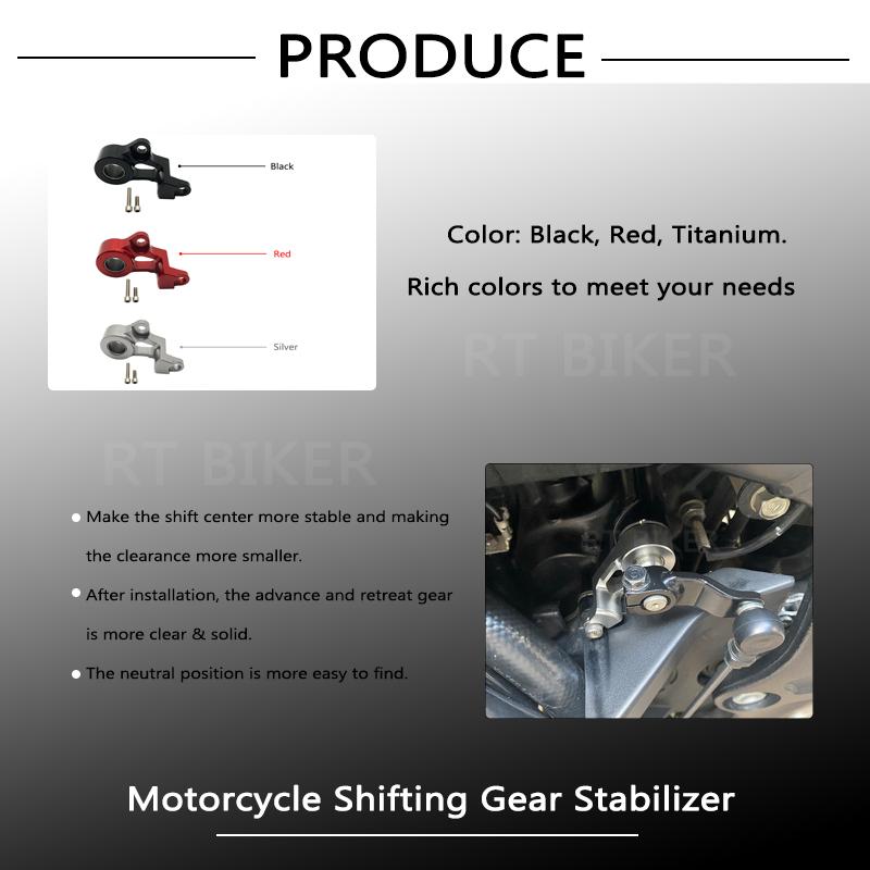 For Honda CB650R Aluminium Gear Shift Shaft Support Bracket Stabilizer Holder CBR650R CB 650R CBR 650R 2014-2024 2023 Motorcycle