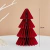 Соты Бумажная Рождественская Елка Настольные Украшения - Праздничный Реквизит для Фото и Декор для Праздничной Атмосферы