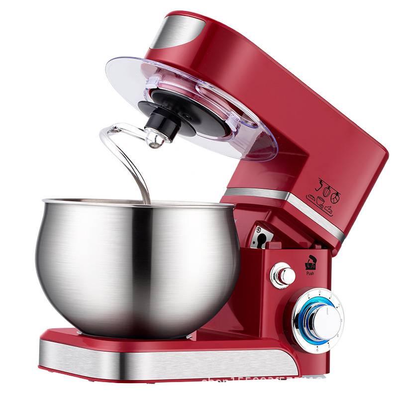 US & European Multifunction Stand Mixer: Automatic Dough Mixer, Egg Beater, Blender for Home Use