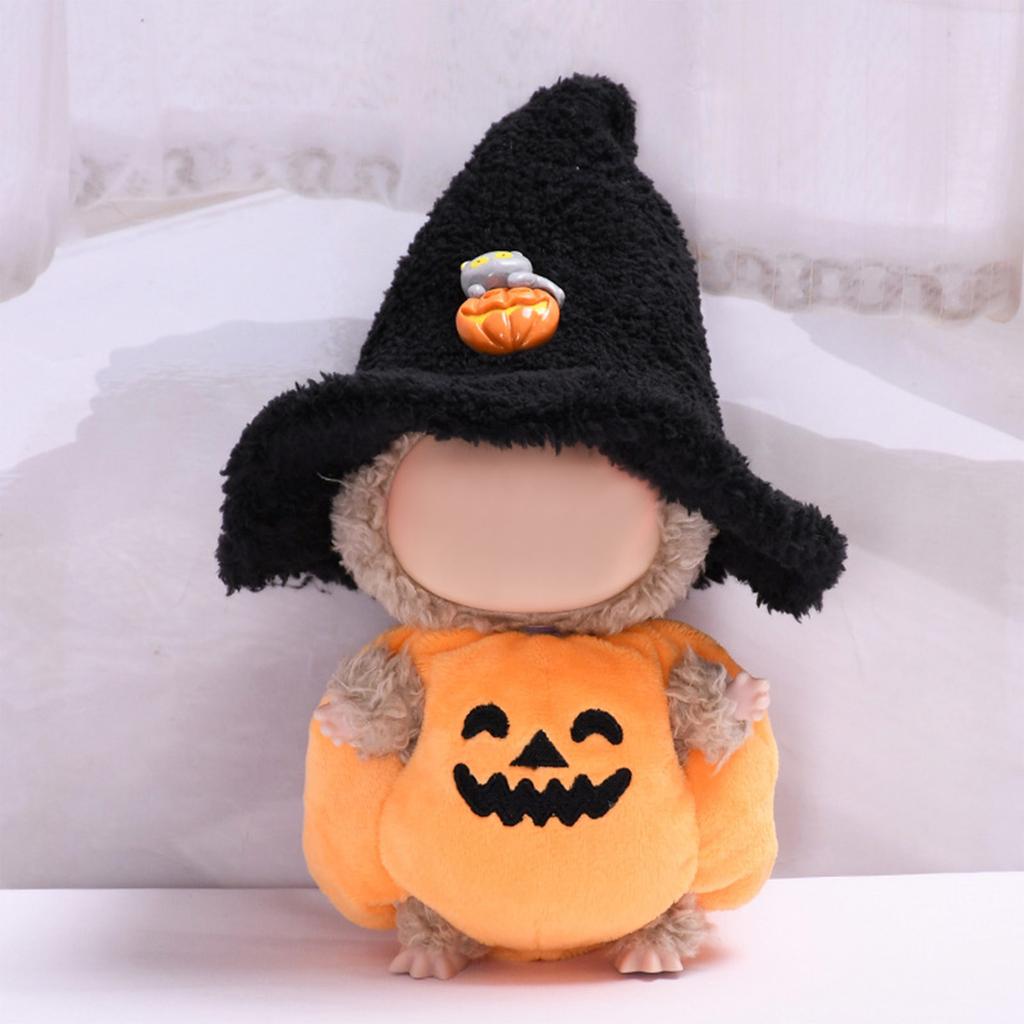 Halloween Costume Black Hat Doll Clothes Vinyl Doll Cute Clothes