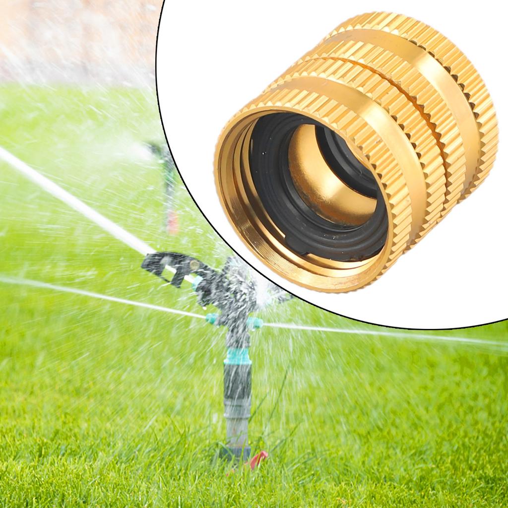 3/4 Hose Joint Both Ends Female Head Garden Hose Joint Movable Connector