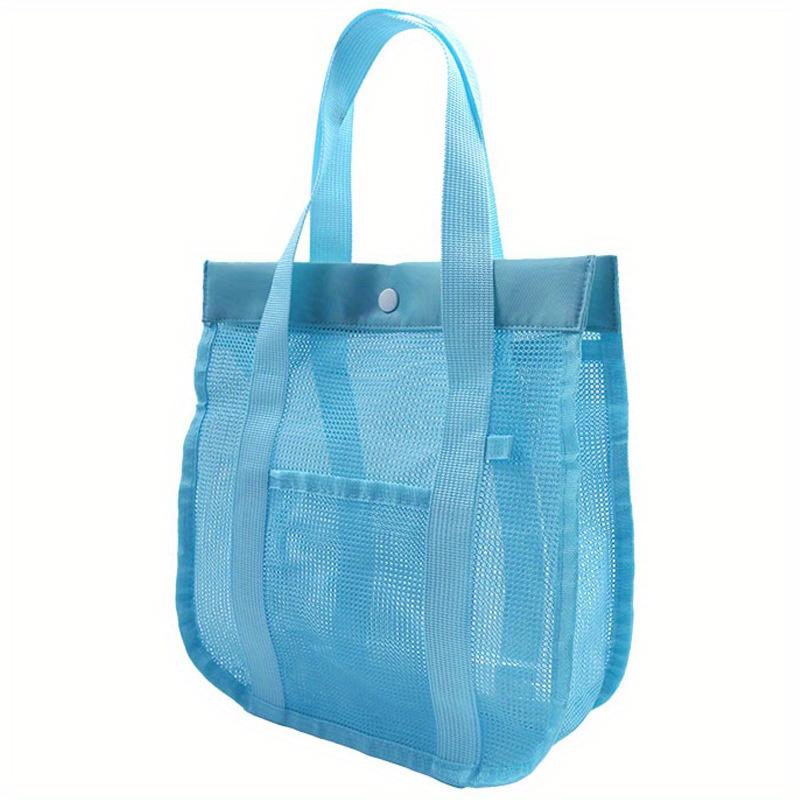 Ручная сумка для мытья, большой размер, сумка для ванной, сетчатая сумка, сумка для хранения пляжных игрушек, сетчатая сумка для хранения мелочей