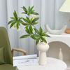 Chinese Style Artificial Tenuifolia Ficus Tree Branch Green Elegant Simulation Ficus Plant Plastic Large Fake Plants