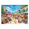 Tenyo In Jigsaw Puzzle Disney Marche Bustle with and Service Card (Tenyo) [Made Japan] 500-Piece (35x49cm) D-500-692 Glue, Spatula,