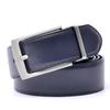 Мужской простой ремень с пряжкой, двухсторонний, повседневный ремень, вращающаяся пряжка