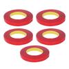 5 Rolls Double Sided Acrylic Tape 0.1mm Thick 15mm Wide 10m Long Removable Heavy Duty Mounting Tape