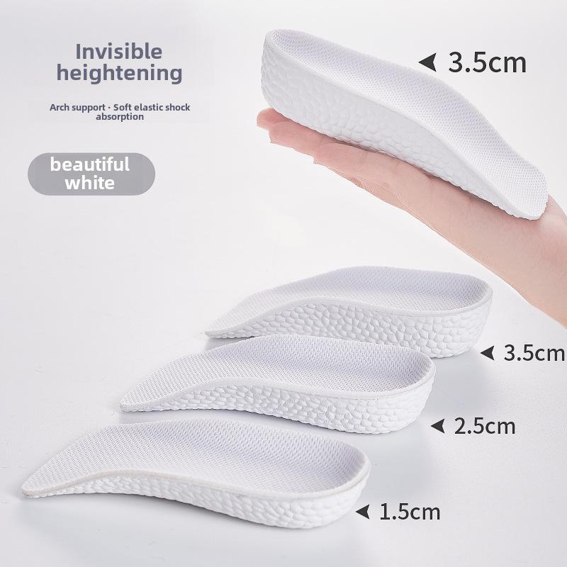 Стельки Boost Invisible для увеличения роста для мужчин и женщин — поддержка свода стопы, комфорт, эластичная конструкция