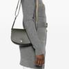 Longchamp Épure Logo Embossed Snap Closure Crossbody Shoulder Bag Small Women bags Gray-Brown 10253HFY892