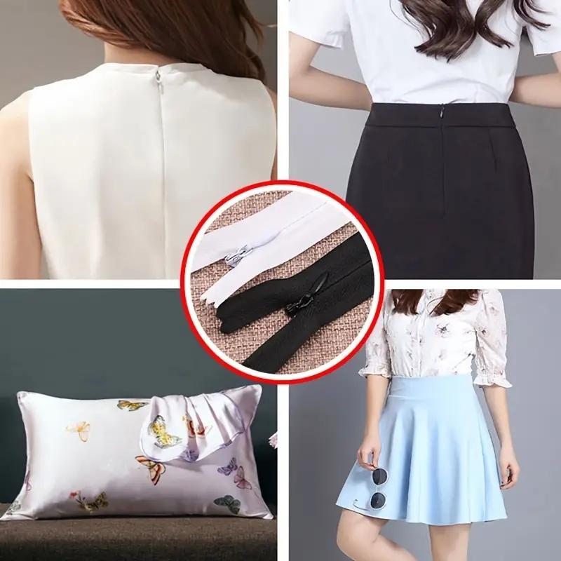 10 шт. невидимые молнии для юбки и брюк, кружевная застежка-молния, застежка-молния для шитья, застежка-молния, аксессуары для шитья одежды