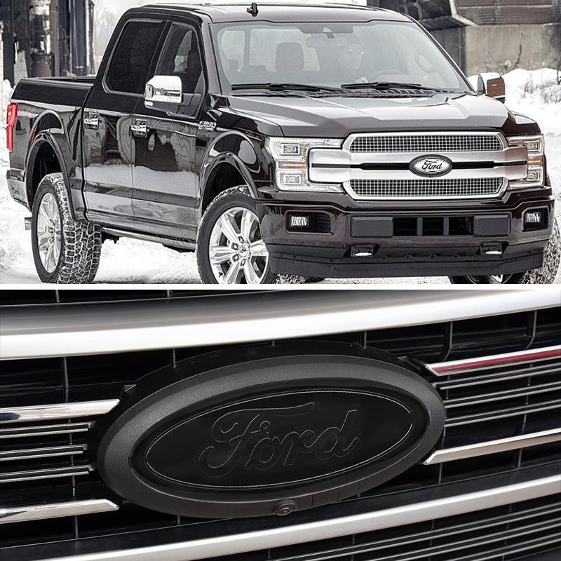 22.3cm*9CM Car Front Hood Bonnet Badge Grille Emblem Rear Trunk Stickers For Ford F350 F150 F250 F450 Edge Explorer Accessories