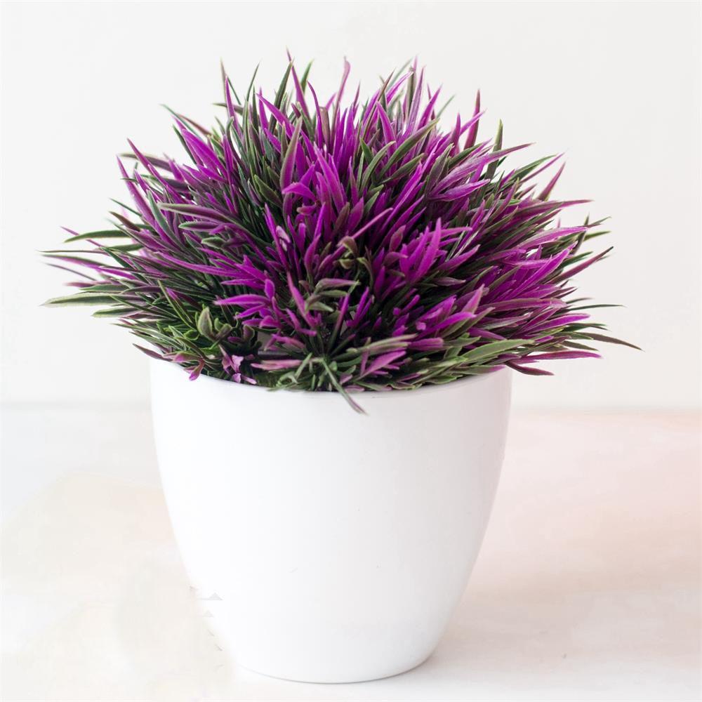 for Office Outdoor Decor with Pots Artificial Flower Fake False Small Tree Fake False Plants