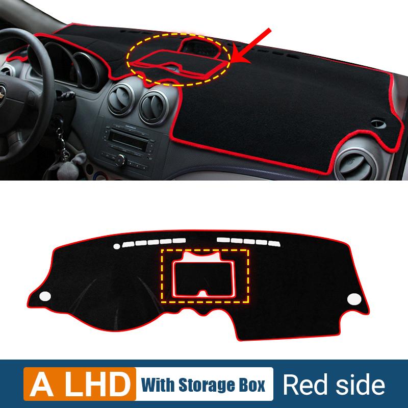 Для Chevrolet Aveo Kalos Lova 2003-2011 Для Daewoo Gentra T250 2005-2011 Коврики для приборной панели автомобиля Избегайте света Солнцезащитные накладки Чехол