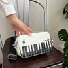 Fashion Piano Shoulder Bag Vintage PU Leather Bag Leisure Mini Square Bag Girls