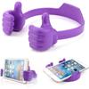 Thumbs-up Cell Phone Holder, Adjustable Silicone Tablet Stand, Multi Colors Portable Desktop Stand for iPhone Xiaomi Samsung