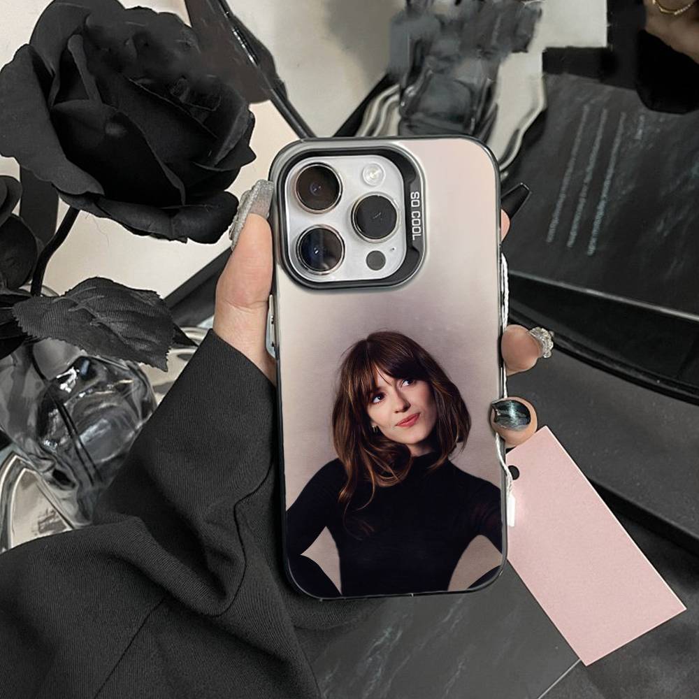 Чехол для телефона Emily B-Bader для iPhone 16,15,14,13,12,17,Pro,MAX белый Матовый Ударопрочный Чехол