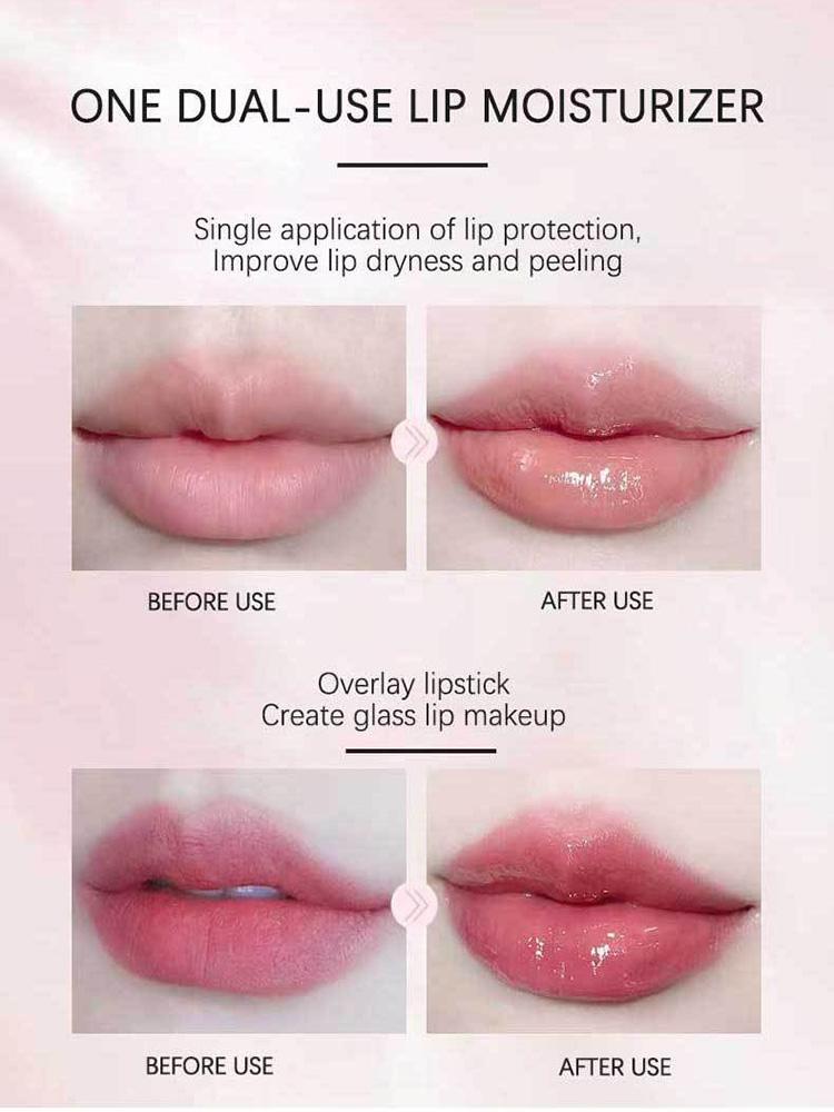 Glitter Hydrating Lip Plump Lip Glaze Removing Wrinkles Lip Gloss Volumizing Anti-crack Lip Balm