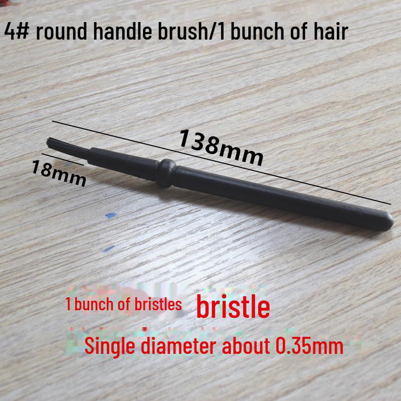 Набор антистатических щеток для очистки пыли с телефонов, компьютеров, клавиатур и печатных плат с круглой рукояткой