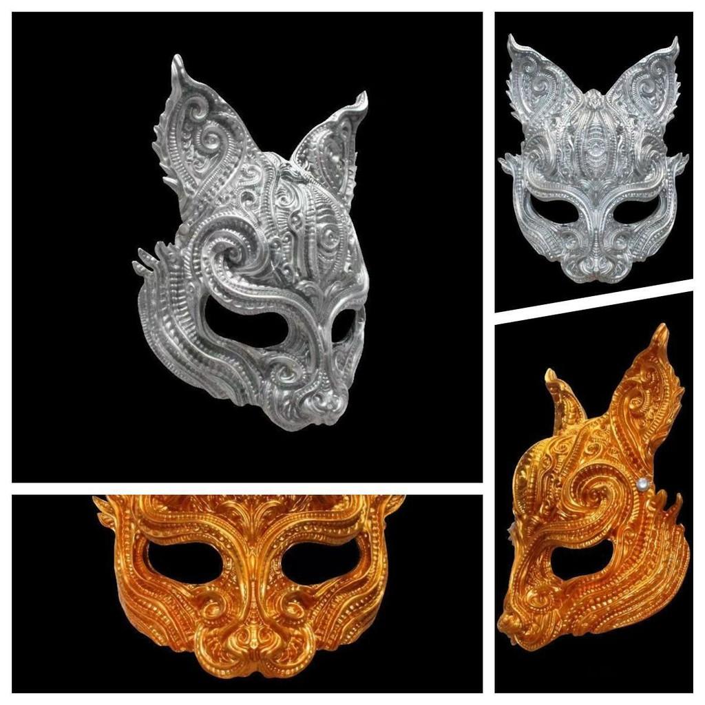 Stunning Face Full Owl Mask For Halloween Featuring Traditional Chinese Style And Unique Ears Rabbit