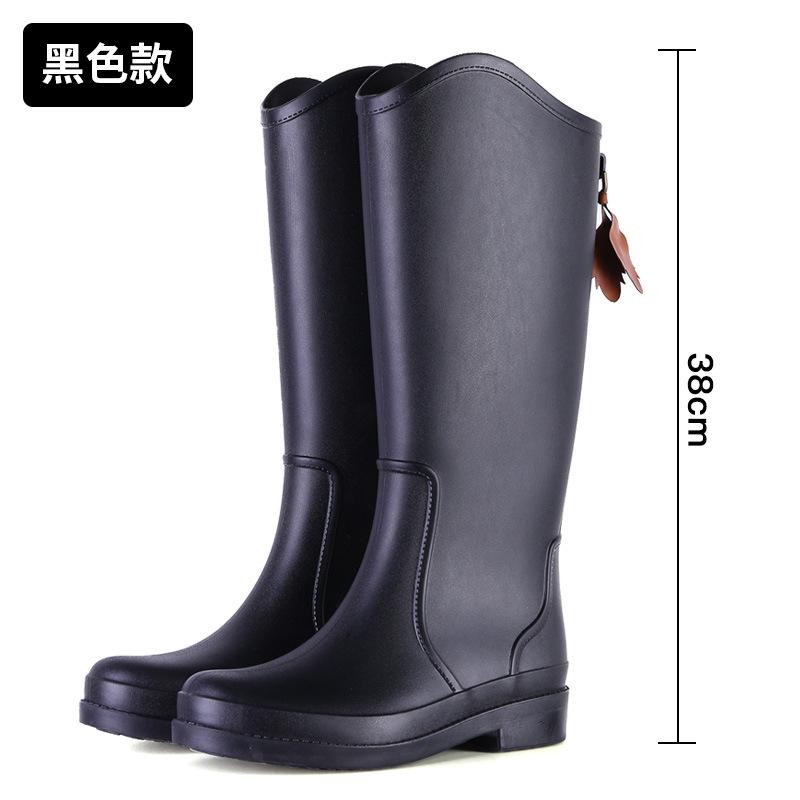 Women's Tall Rain Boots Kitchen Waterproof Non-slip Rain Boots Women Fashion Outdoor Work Boots Novo Em Botas Femininas 2024