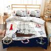 Digital Printing Three-Piece Kit Anchor Series Quilt Sheet