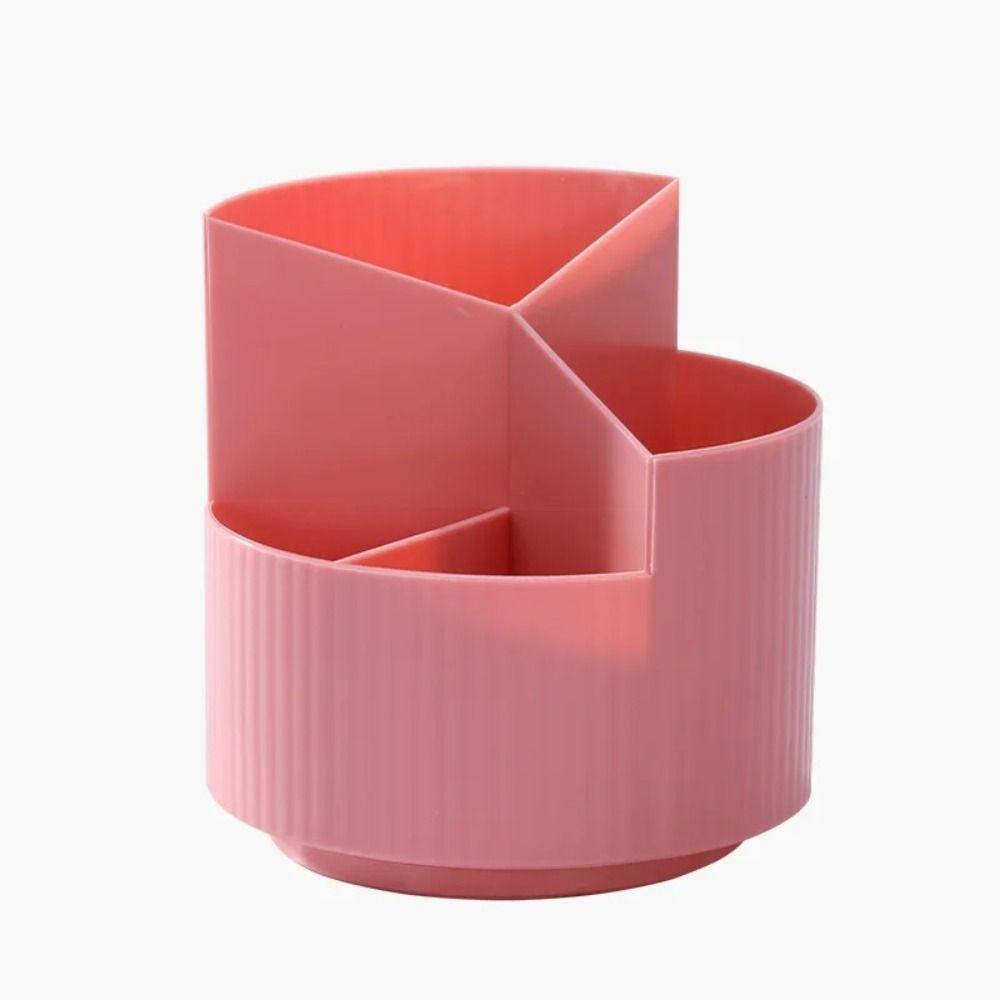 Rotatable Pen Holderizer Plastic Makeup Brush Organizer Box Household Stationery Box