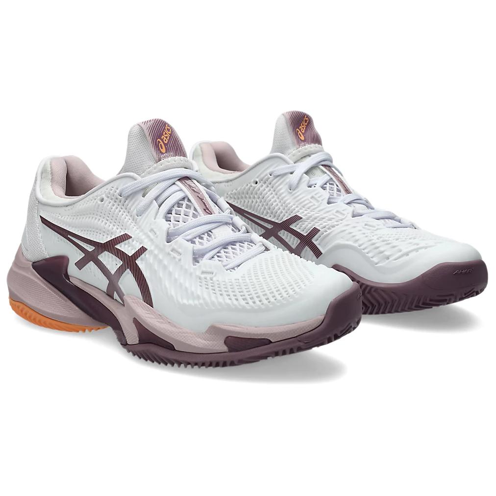 Asics Court FF 3 Удобные Мягкие Амортизирующие Прочные Поддерживающие Низкие Теннисные Кроссовки Женские кроссовки Белые Розовые 1042A221-104