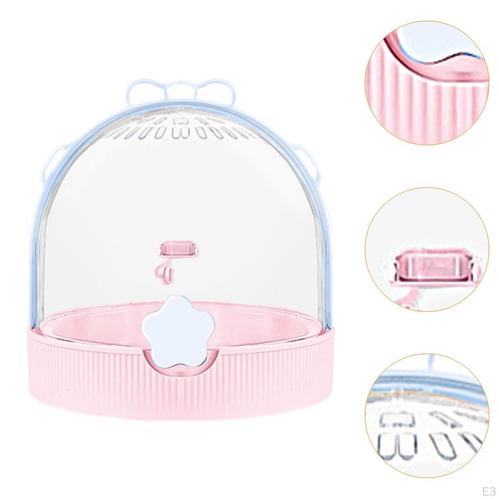 Переноска для мелких животных, клетка для путешествий с птицами, многоцелевая, дышащая, для хомяков