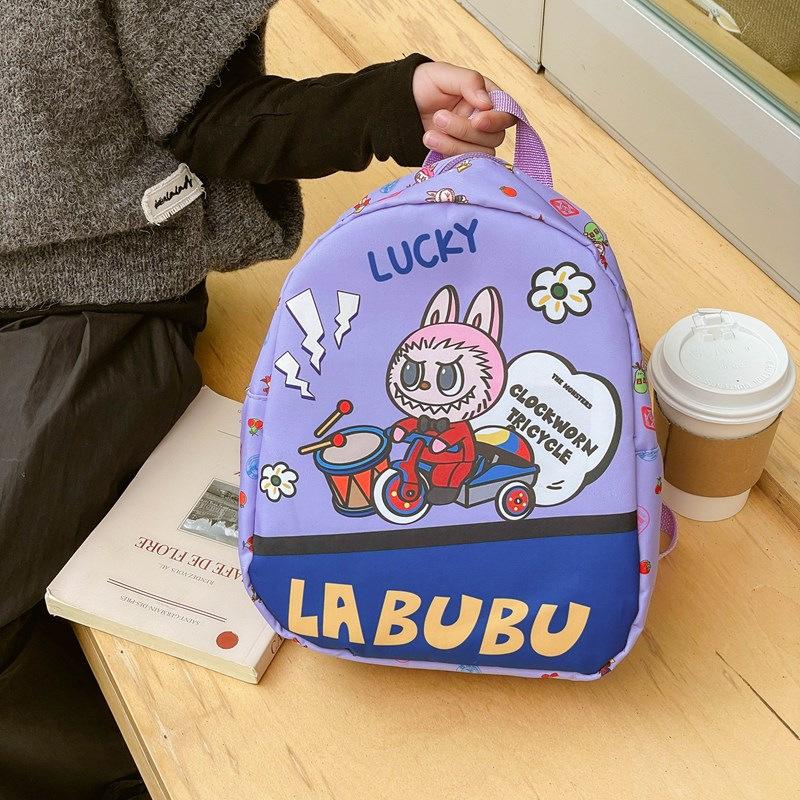 Лабубу Школьный Рюкзак Тренд Рюкзак Детский Милый Веселый Повседневный Рюкзак Новая Мода Маленькая Девочка Милый Мультфильм