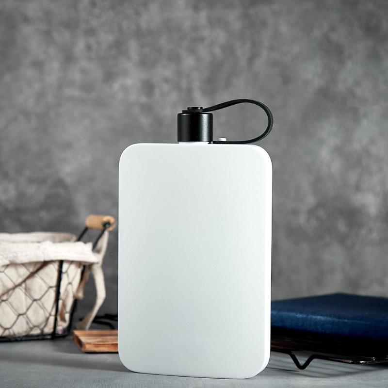 1 шт. 500 мл 304 нержавеющая сталь утолщенная портативная маленькая фляга для вина персонализированная уличная большая емкость плоская бутылка для воды для мужчин и женщин
