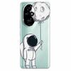 For Honor 200 / 200 Lite / 200 Pro Case Clear Soft TPU Lovely Silicone Back Cases for Honor 200 Pro Transparent Cat Bumpers
