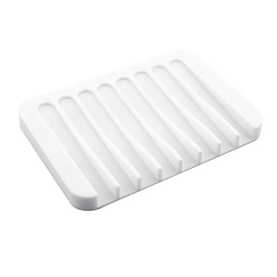 Противоскользящий силиконовый держатель для мыла для домашней ванной комнаты, поднос для хранения, тарелка для посуды