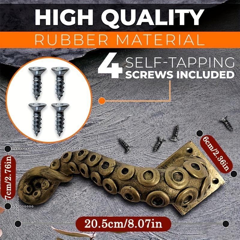 1 шт. Винтажная дверная ручка в виде осьминога, декоративная мебельная ручка цвета античной латуни для дверей гаража, склада и забора