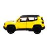Welly Mini Car Short SUV Jeep Renegade Model, желтая корейская игрушка