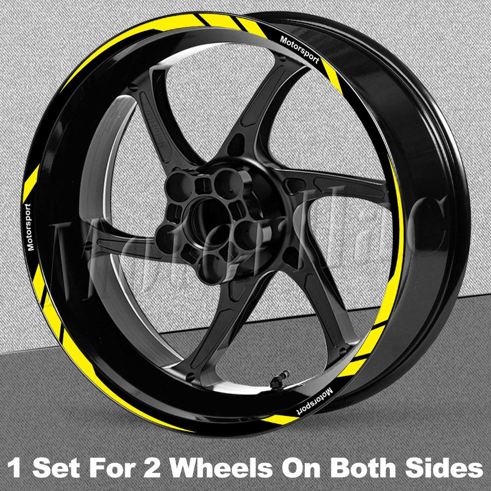 Наклейка на колесо мотоцикла 17'' Декаль на обод Полосатая лента Аксессуары Для S1000XR/RR F900/800R S1000R F900XR nine t R 1200R G310R