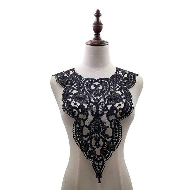 Hollow Dress Applique DIY Sewing Motif Lace Collar Sewing Craft Blouse High Quality Lace Fabric 1PC 3D Hot Sale Trims Popular Neckline Decor