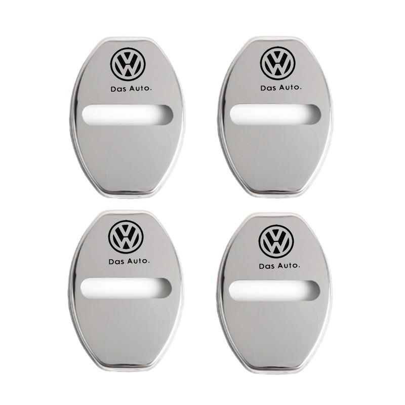 For VOLKSWAGEN VW Car Door Lock Protective Cover For Volkswagen GOLF 5 Tiguan Polo Golf 6 Golf 7 Jetta  Accossories Car Styling