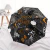 1pc Happy Halloween Automatic Opening and Closing Folding - A Good Choice for Gifts, Fashionable and Convenient Umbrella With Cute Cartoon Charac